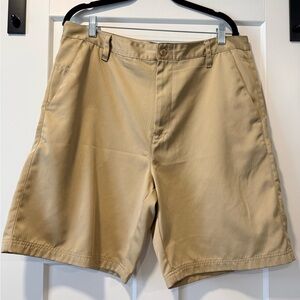 Fila Sport Tan Men's Flat Front Dry Fit Shorts Size 36